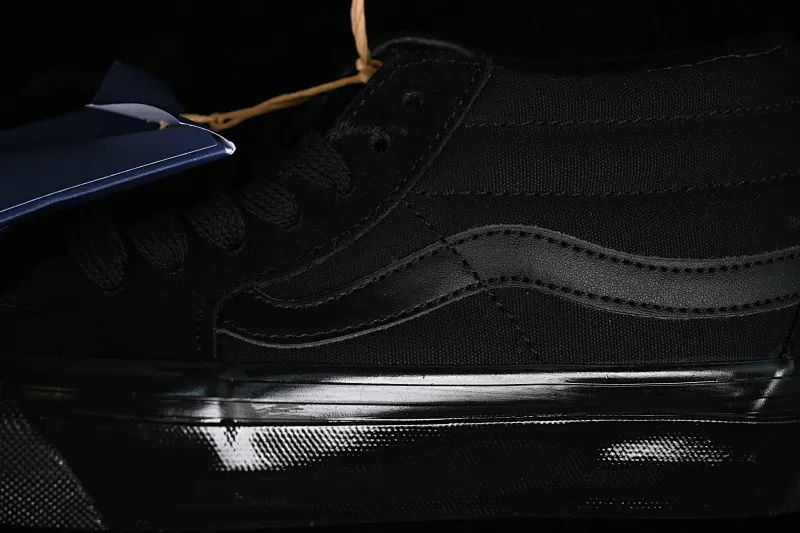 All categories Vans Vans series Vans Mid Vans China Vans Sk8-Mid Reissue 83 High-end branch Black Warrior Suede casual retro skateboard shoes VN000CQQBKA